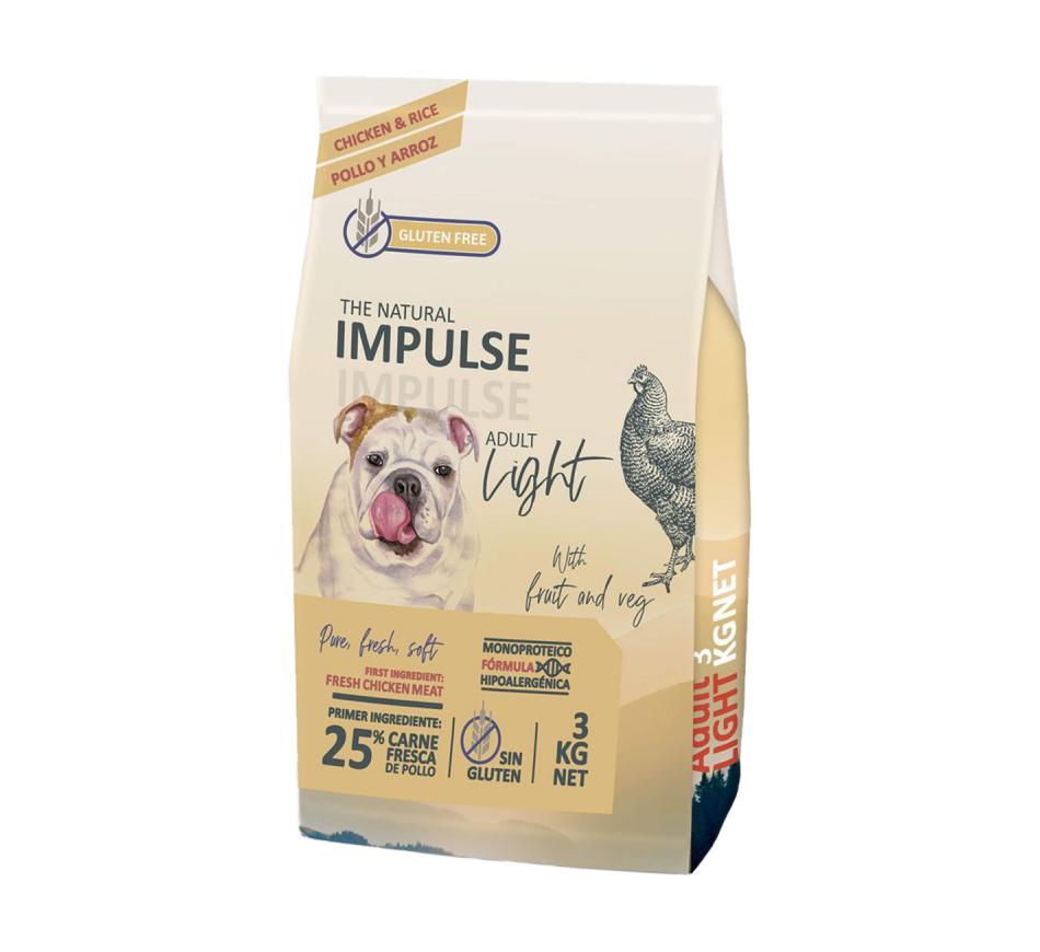 The Natural Impulse Cão Adulto Light
